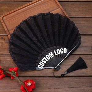 Éventail pliant personnalisé pour cadeaux promotionnels, mariages, fêtes, usage quotidien, style pliable portable avec texte et logo personnalisés - Product Image 1