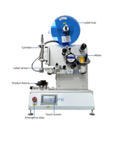 Applicateur d'étiquettes semi-automatique de haute précision pour bureau industriel, en bois, pour PCB, adaptateur de batterie, matériel électronique