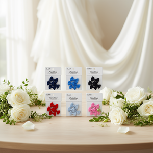 Ilan Pajalitas Papillon 3,5x2,5 cm Colori misti Confezione da 5 pezzi per accessori per capelli - Product Image 3