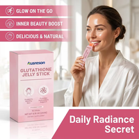 Bâtonnets de gelée OEM au collagène, L-glutathion, Alpha Arbutine et Vitamine C – Compléments de soin pour la peau – Bâtonnets de gelée au L-glutathion pour le blanchiment