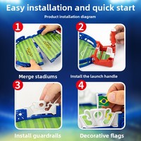 Jeux de football de table et de flipper interactifs miniatures pour enfants, puzzle double stade avec jouets éducatifs pour parents