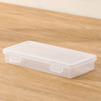 Meilleure vente Papeterie pour étudiants avec couvercle transparent Classification des pinceaux d'art Boîte de rangement haute multifonctionnelle pour petits articles