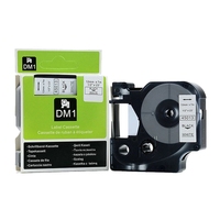Ruban d'étiquettes Dymo D1, 12mm, Durable, noir sur blanc, 45013