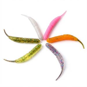 Vente en gros de leurres souples pour la pêche à la <span class=keywords><strong>truite</strong></span> Ajing, 6 cm, lumineux, en forme de racine de roche, en plastique, flottants, avec hameçons pour la pêche en eau douce - Product Image 2