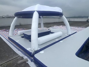 2025新型户外帐篷充气浮动平台拖带游艇充气帐篷的水垫 - Product Image 3