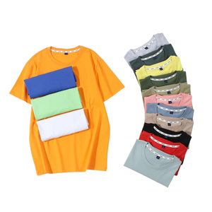 Camisetas Lisas de Algodón de Alta Calidad al por Mayor, Personalizadas, de Cuello Redondo, para Hombre, Estilo Urbano TKAN934 - Product Image 2