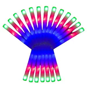 批发荧光棒RGB定制标志欢呼发光派对发光二极管泡沫棒音乐会派对