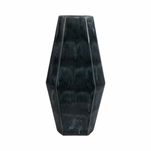 Vaso decorativo in ceramica a forma geometrica sfaccettata per la casa, soggiorno, camera da letto. - Product Image 1