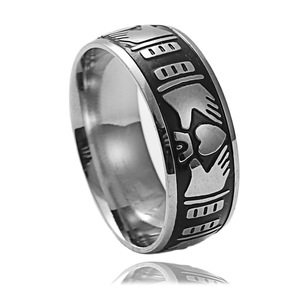 Heart Shape Titanium Steel <b>Ring</b> <b>Silver</b> Women's Fashion Jewelry Gift 23030 - Product Image 1