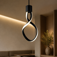 Ampoule LED décorative NEXcell 10W en forme de huit, culot E26 ou E27, pour éclairage suspendu de café ou d'hôtel