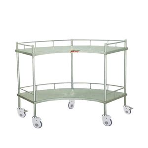 BT-SIT001 अस्पताल उपकरण प्रशंसक के आकार का मेडिकल मोबाइल स्टेनलेस स्टील आपरेशन तंत्र मेज सर्जिकल साधन ट्राली - Product Image 1