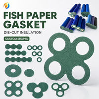 Joint isolant basse tension en papier de poisson, forme personnalisée, anneau isolant électrique pour batterie, papier d'orge des Highlands pour pack de batteries