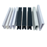 Couverture en plastique PPO ignifuge de canal de profil d'extrusion de PC blanc