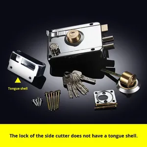 <span class=keywords><strong>B</strong></span>án buôn siêu <span class=keywords><strong>b</strong></span>-level chống trộm Old-Fashioned khóa thép không gỉ <span class=keywords><strong>b</strong></span>ên ngoài khóa cửa cho nội thất cửa ký túc xá cửa phòng - Product Image 4