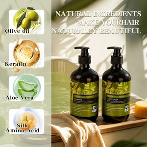 Wholesale Hair Care Sets Aloe Vera Olive Oil <b>Shampoo</b> and Conditioner for Dry Hair - Product Image 4