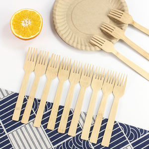 Juego <span class=keywords><strong>de</strong></span> <span class=keywords><strong>cubiertos</strong></span> <span class=keywords><strong>de</strong></span> bambú ecológicos <span class=keywords><strong>Cubiertos</strong></span> desechables biodegradables a la venta - Product Image 3