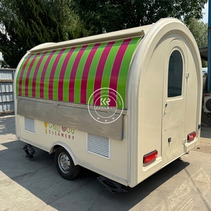 2025 High Quality China Food Trailer Coffee Truck Trailer <b>Mobile</b> Round Food Trailer - Product Image 4
