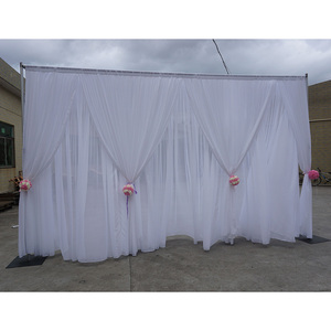 Aluminum <b>backdrop</b> stand pipe and drape kit for <b>party</b> event decor - Product Image 5
