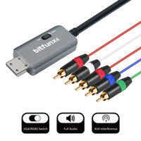 Cable de Audio y Video Componente RGBS VGA de Alta Calidad Compatible con Todos los Juegos de DC para Consola de Juegos SE-GA DreamCast