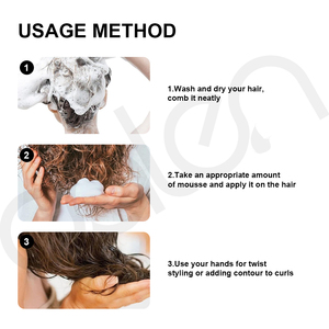 <span class=keywords><strong>Mousse</strong></span> capillaire extra forte à l'huile d'<span class=keywords><strong>olive</strong></span> hydratante anti-pelliculaire pour hommes et femmes, personnalisée par l'usine. - Product Image 6
