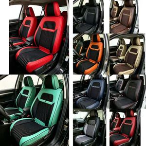 Ensemble de housses de siège de voiture TONHGHUI, 5 pièces, toutes saisons, élégant, luxueux, tout-en-un, en cuir, universel, accessoire de protection, design professionnel - Product Image 6