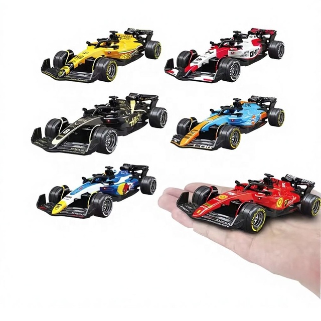 1:64 2.4G App Control F1 Racing Car Toy Speed Formula Remote Control Alloy Toy Die-Cast F1 Remote Control Mini Metal Car