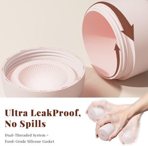 Nuevos Envases de Viaje para Artículos de Aseo [Ultra Resistentes a Fugas] Aprobados por la TSA, Frascos Rígidos de PLA con 5 Etiquetas Magnéticas, Rosa, Paquete de 3 - Product Image 2