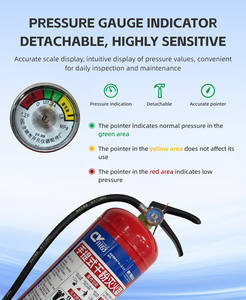 เครื่องดับเพลิงแบบผงเคมีแบบพกพาเครื่องดับเพลิงฉุกเฉินเชิงพาณิชย์ - Product Image 3