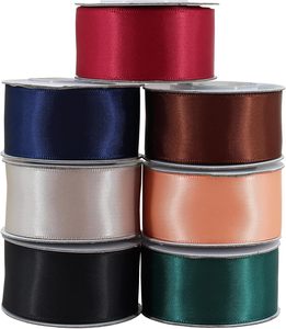 Usine Grand Stock 4cm 38mm Largeur Satin Ruban Rouleau 100 Yards Échantillon Gratuit Ordre Lien - Product Image 2