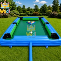 Juego Inflable de Tiro al Baloncesto WODI de Grado Comercial, 0.55mm PVC, Desafío de Tiro, Juego de Teeball para Niños y Adultos