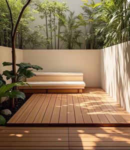 Piso de Wpc, tablón Exterior de madera compuesto, resistente a grietas, terraza exterior, escalera, cubierta impermeable para todo tipo de clima - Product Image 5