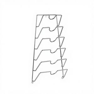 ชั้นวางของโลหะพับได้แบบหนาพิเศษ พร้อมดีไซน์ปรับได้ ทนทาน และใช้งานได้ยาวนาน สำหรับใช้ในครัว - Product Image 1