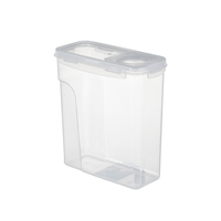 Nouvelle boîte de rangement en plastique pour la cuisine, boîte de rangement en plastique transparente portable, contenants de stockage hermétiques en PP pour les collations, les noix