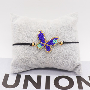 Europa Estados Unidos Best Seller Padrão Animal Bonito Miyuki Tecido para Pulseira Papagaio Borboleta Elefante Moda <span class=keywords><strong>String</strong></span> - Product Image 6