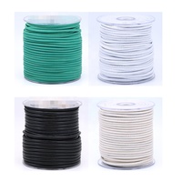 Cordon en cuir de mouton cousu de première qualité BMZ 2026, 3 mm, véritable cuir d'agneau pour la fabrication de bijoux