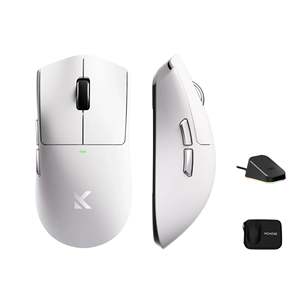 Ratón Inalámbrico MCHOSE K7 Ultra, Ligero, para Juegos y Oficina, Conexión de Tres Modos: Inalámbrico 2.4G, Bluetooth y Cableado, Ergonómico - Product Image 1