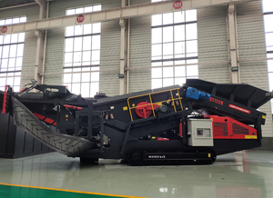 Mobiler Vibrations siebs taub Entfernen Sie den schweren Screening-Prozess Duel Power Tracked Mobile Screen Plant ST722 Warrior - Product Image 2