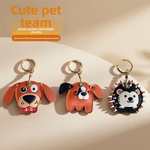 Nouveau <span class=keywords><strong>Porte</strong></span>-clés Pendentif Modèle 2 Chien de Dessin Animé et Hérisson pour Étui de Protection et <span class=keywords><strong>Porte</strong></span>-cartes d'Accès, Mignon et Petit - Product Image 1