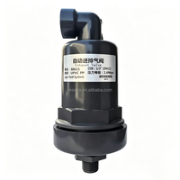 Vanne de purge automatique en PVC-U 1/2 pouce DN15, vanne de décharge d'air en plastique pour système de canalisation de traitement de l'eau