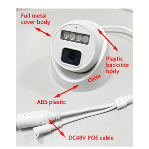 Caméra IP dôme intelligente Colin avec double éclairage LED, IA, capteur CMOS 3MP, haut-parleur d'alarme intégré, microphone, PoE, objectif 2,8 mm F1.4 - Product Image 2