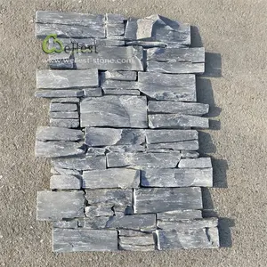 Grijs Slate Cement Wandpaneel Voor Buitenmuur