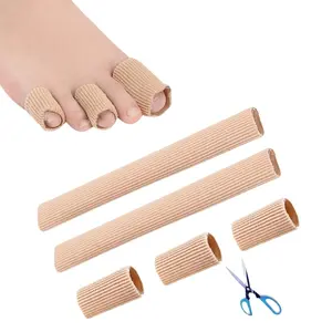 Separador De Toe De Tecido Finger Protector Aplicador Removedor De Calos De Milho Joanete Corrector Pedicure Ferramentas Tubo De Alívio Da Dor Cuidados Com Os Pés