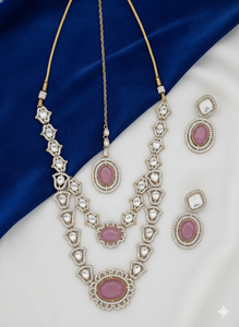 Elegante Juego de Collar Largo con Diseño Antiguo de Mehendi, Joyería Étnica Clásica para Mujer, para Bodas, Fiestas y Moda Festiva - Product Image 3