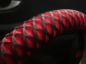 New Design Breathable Honeycomb Structure D Shape Durable Antiskid Car Steering Wheel Cover