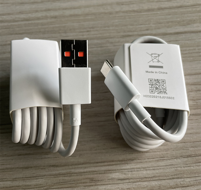 Blanco: 5A tipo C cable-sin caja