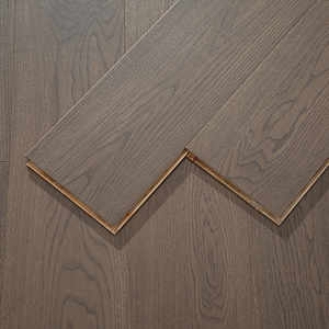 AVANTIMORA RoHS Multilayer <b>Brushed</b> White Oak Grade AB Durable Click 15mm Wide Plank Wood Flooring for Babiesand Kids - Product Image 1