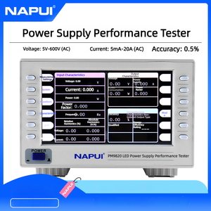 NAPUI PM9820 Probador de Fuentes de Alimentación LED, Medidor de Potencia Digital, Analizador de Parámetros Eléctricos AC/DC - Product Image 2