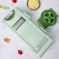Trancheuse manuelle multifonctionnelle facile à utiliser, mandoline pour légumes avec lames interchangeables