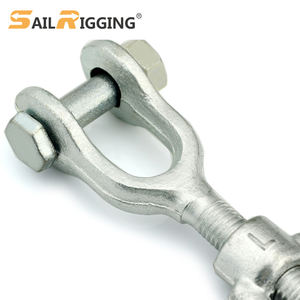 Mandibola e occhio tenditore pesante DIN1480 <span class=keywords><strong>Clevis</strong></span> tenditore M8 M12 M20 porta barca a vela recinzione ombra vela tenditore mascella e occhio - Product Image 2