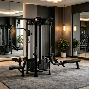 Équipement de fitness commercial multi-stations 4 postes avec poulie latérale pour entraînement musculaire, construction en acier Lw-j62 4 - Product Image 2
